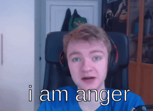 Frustrated Tommyinnit I Am Anger GIF