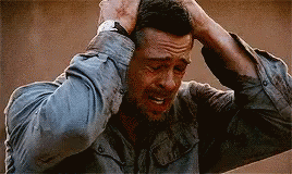 Brat Pitt Frustration GIF