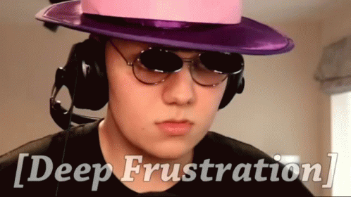 Deep Frustration In Frustration GIF