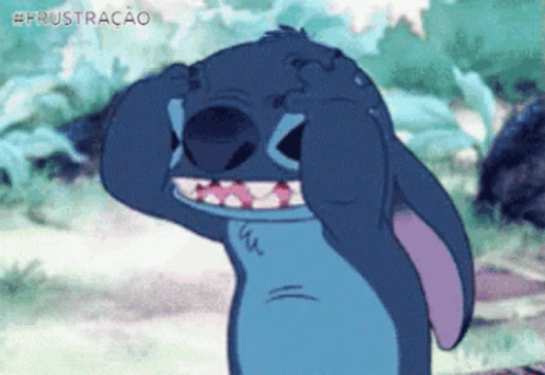 Stitch In Frustration GIF