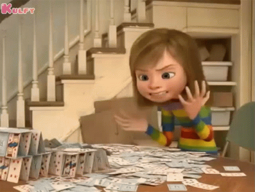 Riley Can't Stand Frustration GIF