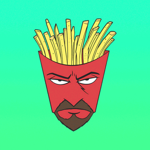 Frylock Beard Aqua Teen Hunger Force GIF