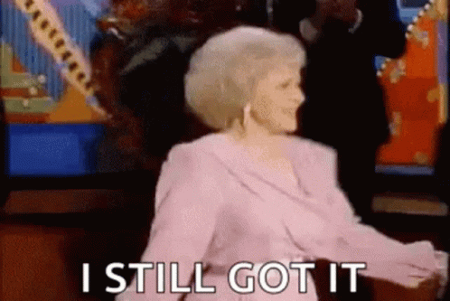 Betty White Shoulder Shimmy Still Got It GIF