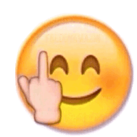 Fuck You Screw You Sticker GIF