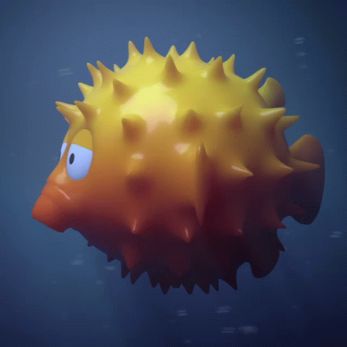 Fugo Fish Swimming GIF