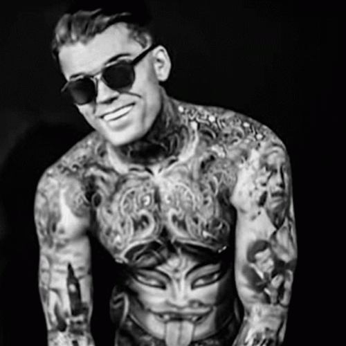 Full Body Tattoo GIF