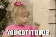 Full House Michelle Tanner You Got It Dude GIF