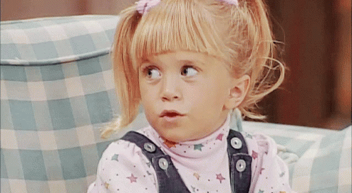 Full House Michelle Tanner Shock Expression GIF