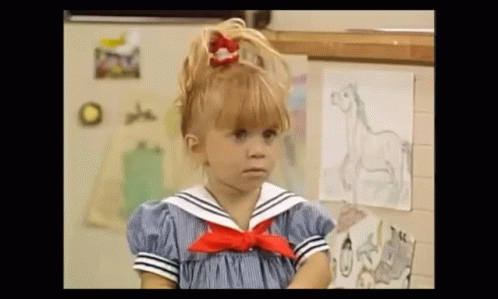 Full House Amazed Michelle Tanner GIF