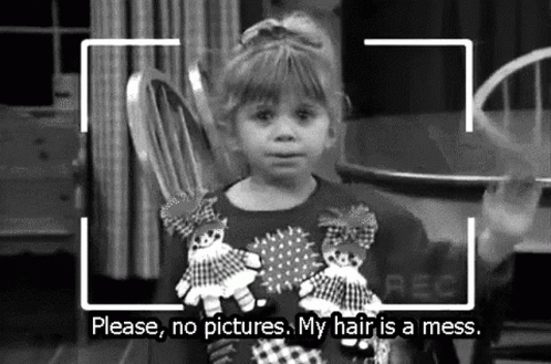 Full House Michelle Tanner Messy Hair GIF