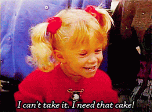 Full House Michelle Tanner Cake GIF