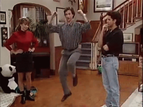 Full House Dancing Bob Saget GIF