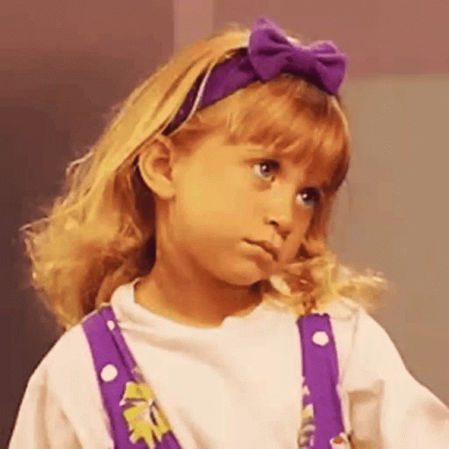 Full House Michelle Tanner Sad Face GIF