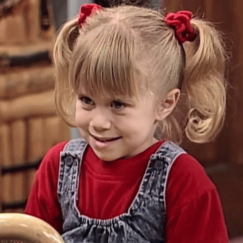 Full House Michelle Tanner Grinning GIF