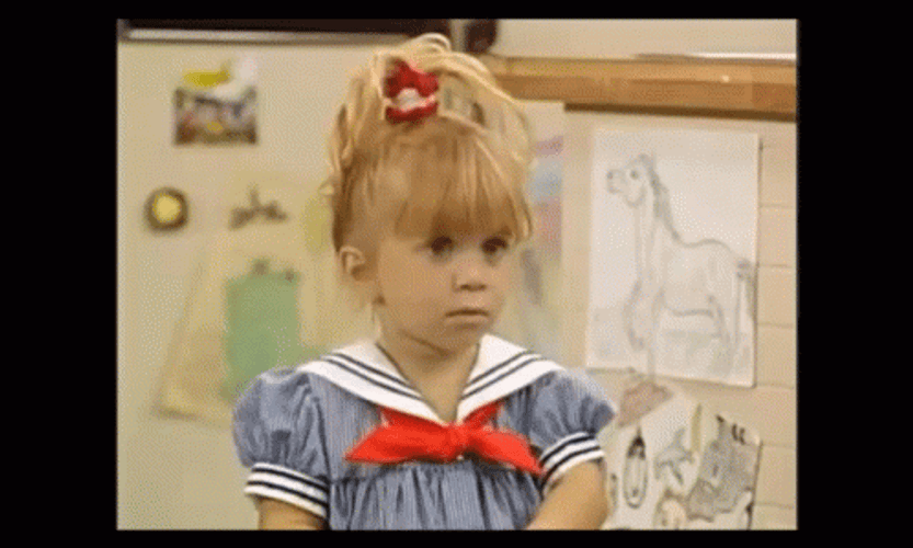 Full House Amazed Michelle Tanner GIF