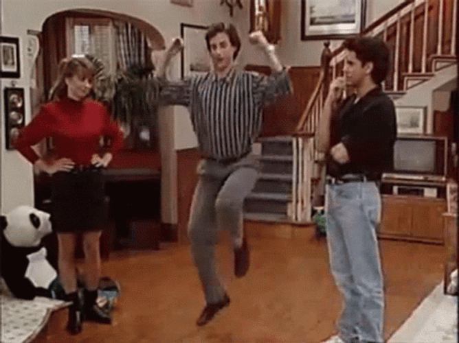 Full House Dancing Bob Saget GIF