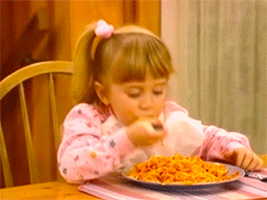 Full House Girl Eating Spaghetti GIF