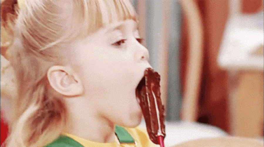 Full House Michelle Tanner Eating GIF
