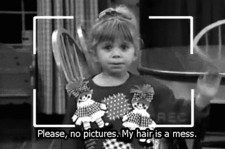 Full House Michelle Tanner Messy Hair GIF