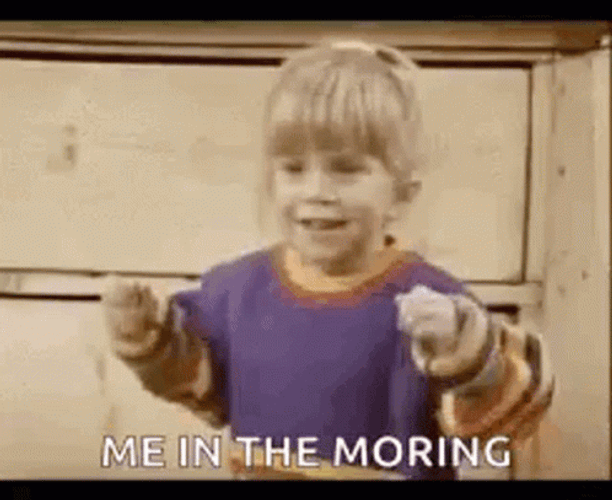Full House Michelle Tanner Morning Dance GIF