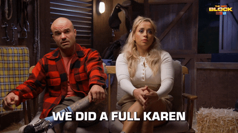 Full Karen The Block Snippet GIF