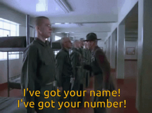 Full Metal Jacket Sgt Hartman Lee Emrey GIF