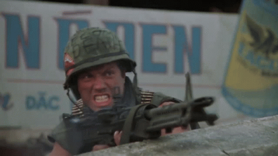 Full Metal Jacket Adam Baldwin Firing Gun GIF