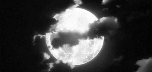 Full Moon Dark Aesthetic GIF