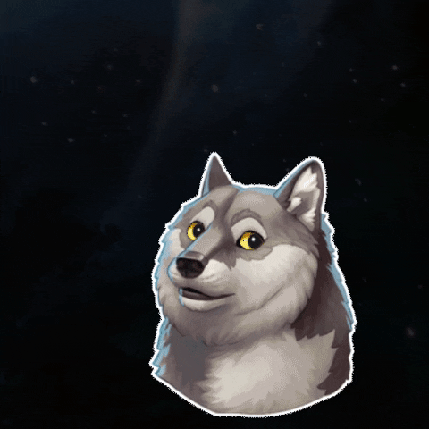 Full Moon Dog Meme GIF