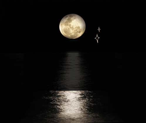 Full Moon Night Sky I Want to Rest My Head
