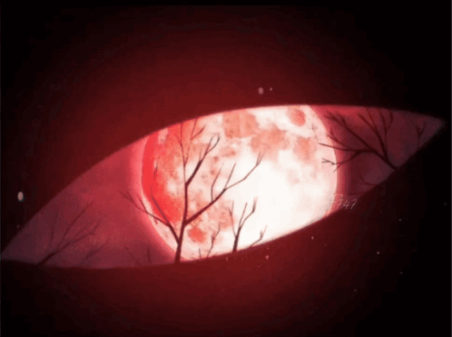 Full Moon With Trees