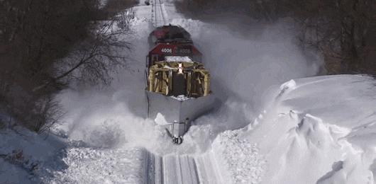 Full Steam Train Railway Cleaning GIF