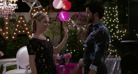 Fuller House Couple High Five GIF