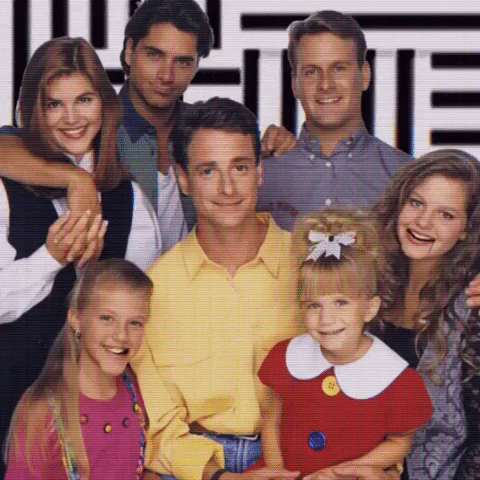 Fuller House Family Picture GIF