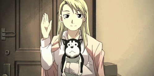Fullmetal Alchemist Edward Ulric Waving GIF