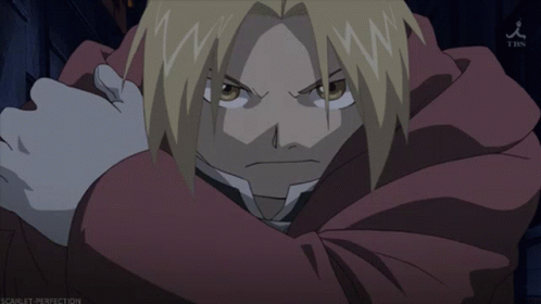 Fullmetal Alchemist Edward Elric Face Reveal GIF