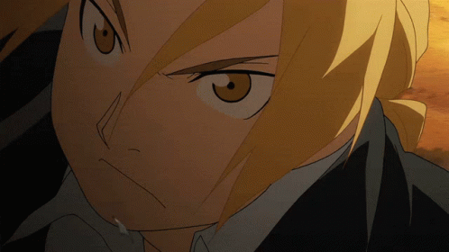Fullmetal Alchemist Edward Elric Fierce Battle GIF