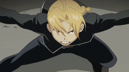 Fullmetal Alchemist Edward Ulric Relentless Battle GIF