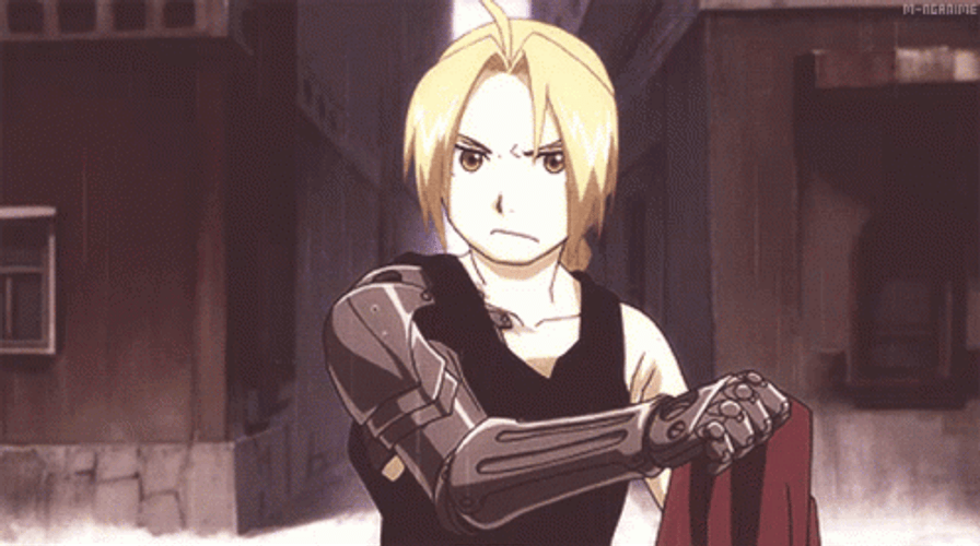Fullmetal Alchemist Edward Elric Power Unleash GIF
