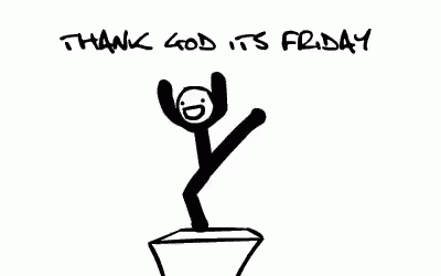 Fun Friday Stick Man GIF