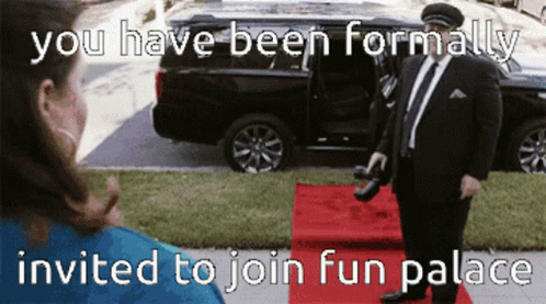 Fun Palace Formal Invitation GIF