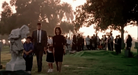 Back To Black Funeral Scene GIF