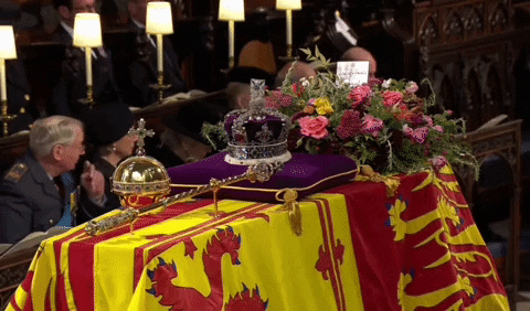 Queen Elizabeth High Profile Funeral Service GIF