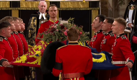 Full Military Honors Funeral Queen Elizabeth GIF
