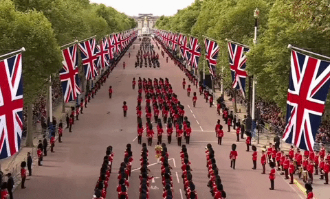 United Kingdom Full Military Funeral Service GIF