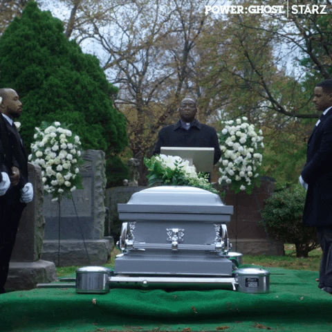 Somber Funeral Service Tv Scene GIF