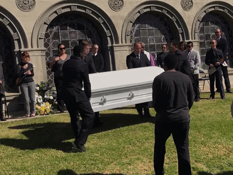 Funeral Mishap Dead Falling Out Of Coffin GIF