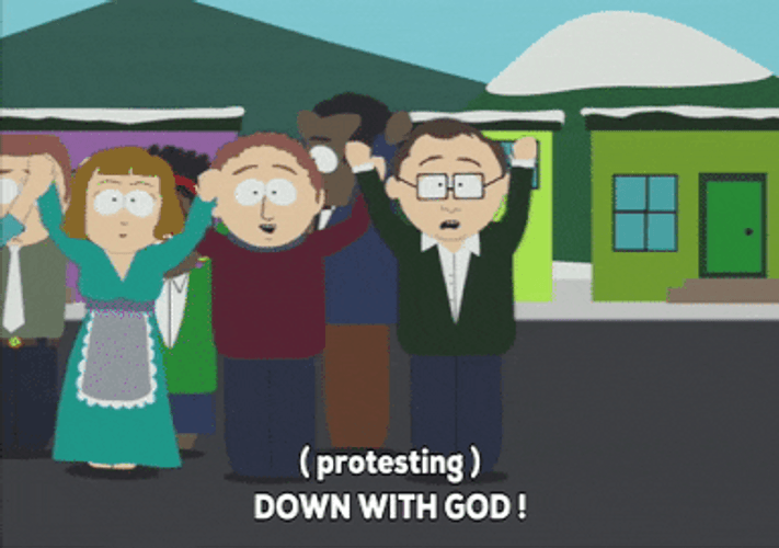 Funeral Service People Walking Away Southpark GIF