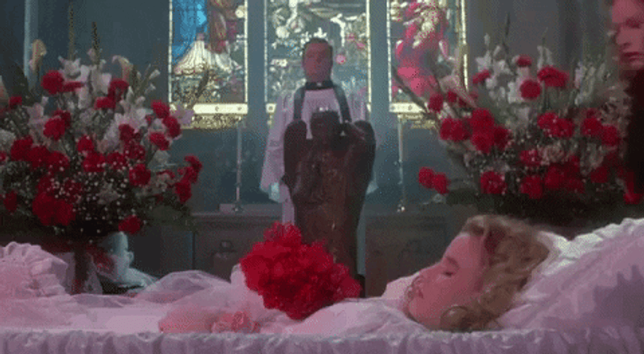 Funeral Viewing Heathers Movie Scene GIF