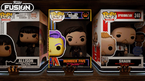 Funko Pop Figures Number Five and Allison